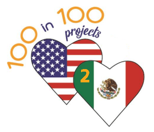 100 in 100 logo